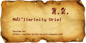 Müllerleily Uriel névjegykártya